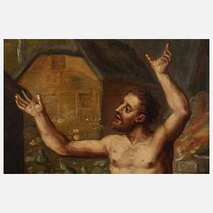 Jan Brueghel der Jüngere, attr., Die Opfer Kain und Abels