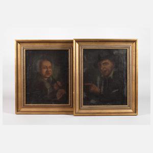 Musizierendes Bauernpaar