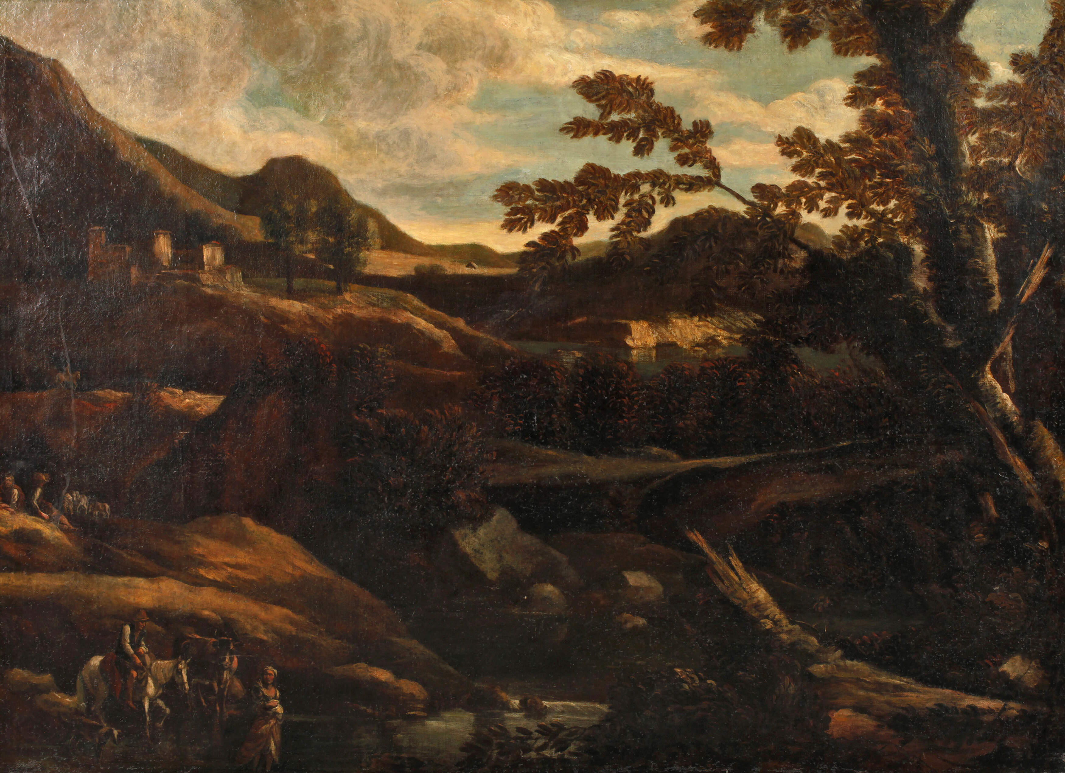 Barocke Hirtenlandschaft