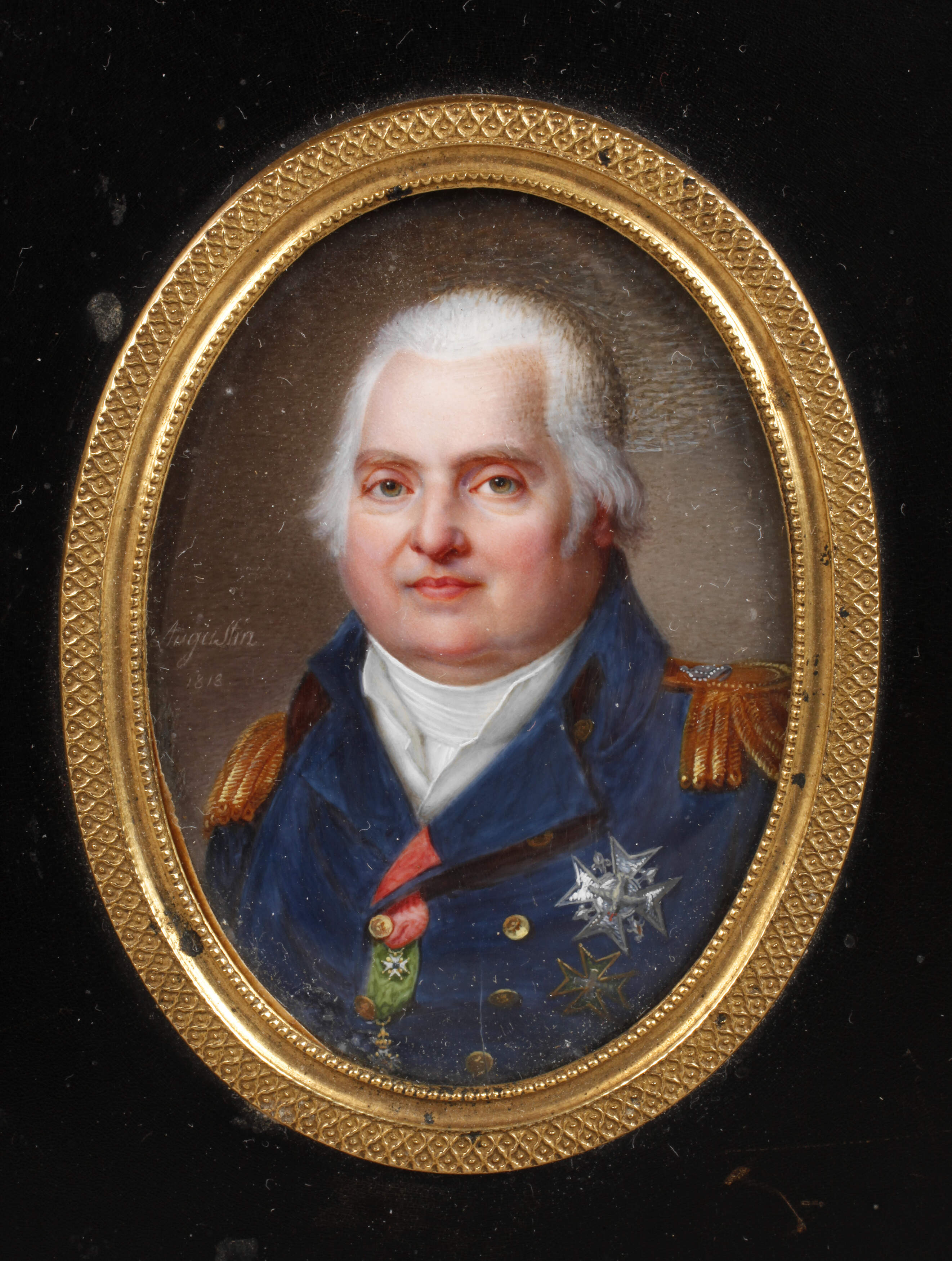 Jean Baptiste Augustin, Bildnis König Louis XVIII.