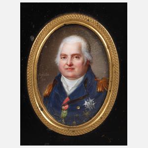 Jean Baptiste Augustin, Bildnis König Louis XVIII.