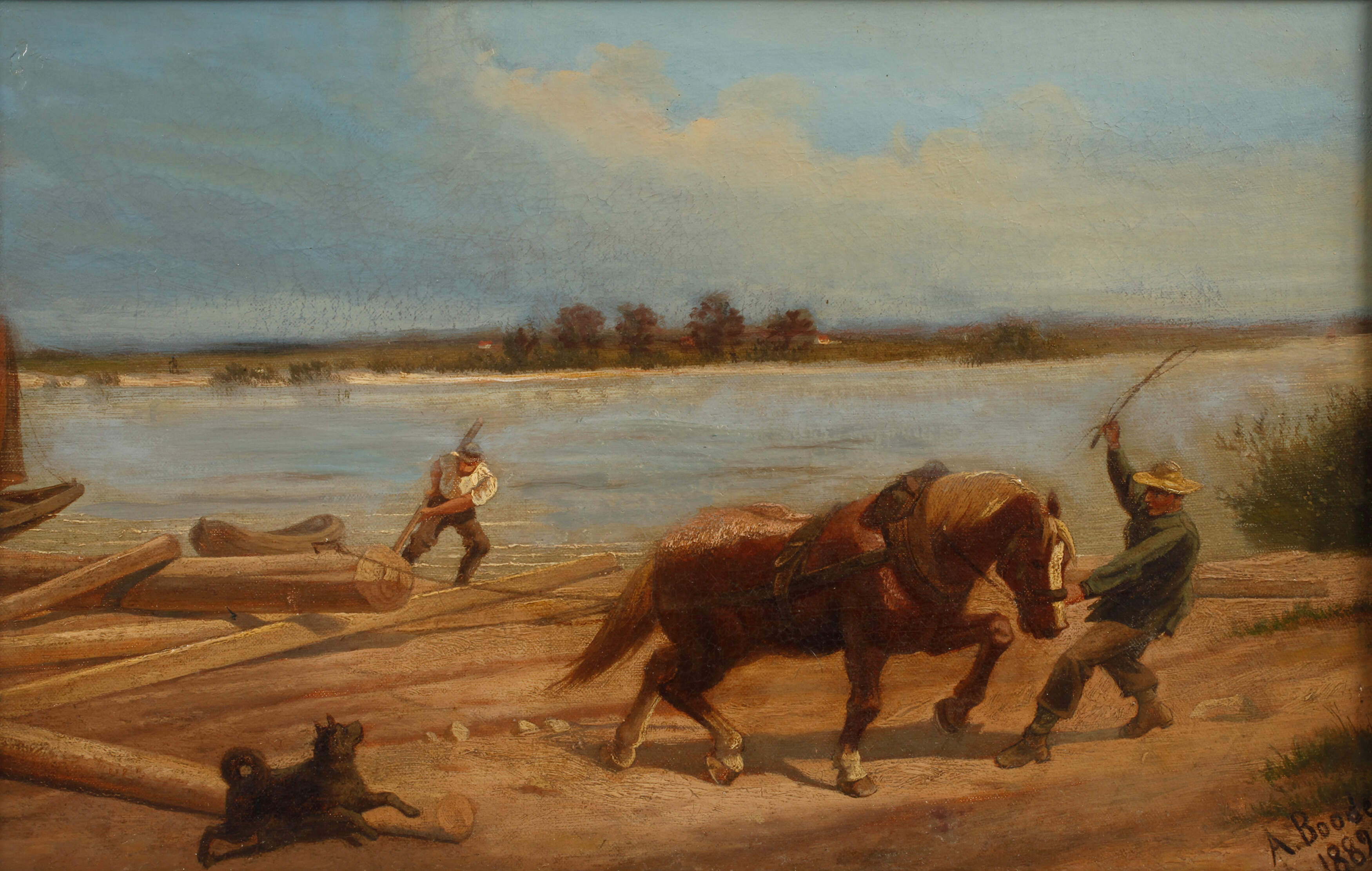 Alfred Boode, Holztreidler