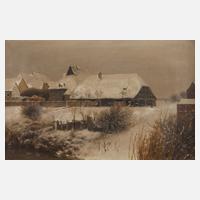 H. Börner, Verschneiter Gutshof111