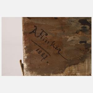 August Flinker, Im Schlosspark