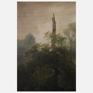 Friedrich Gauermann, attr., Hirtin im Gebirge