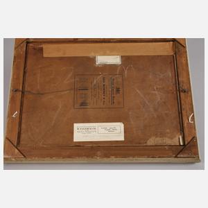 Alfred Glendening Senior, attr., Kühe am Dorfrand