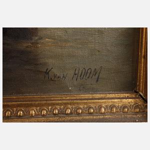 Kirk van Hoom, attr., "Motiv aus dem Haag"