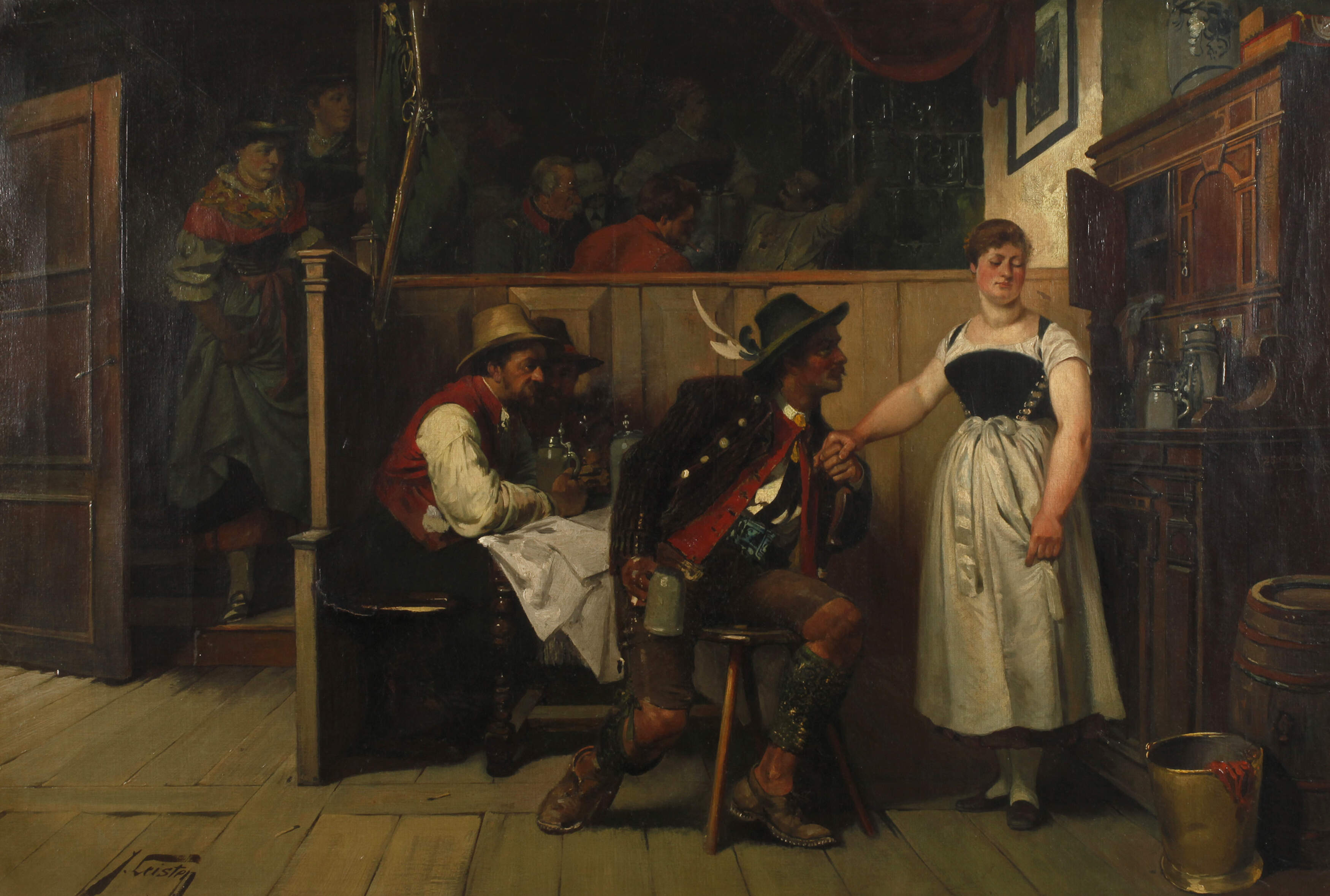 Jacobus Leisten, Der aufdringliche Gast