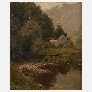 Oskar Leu, Häuschen am Waldrand