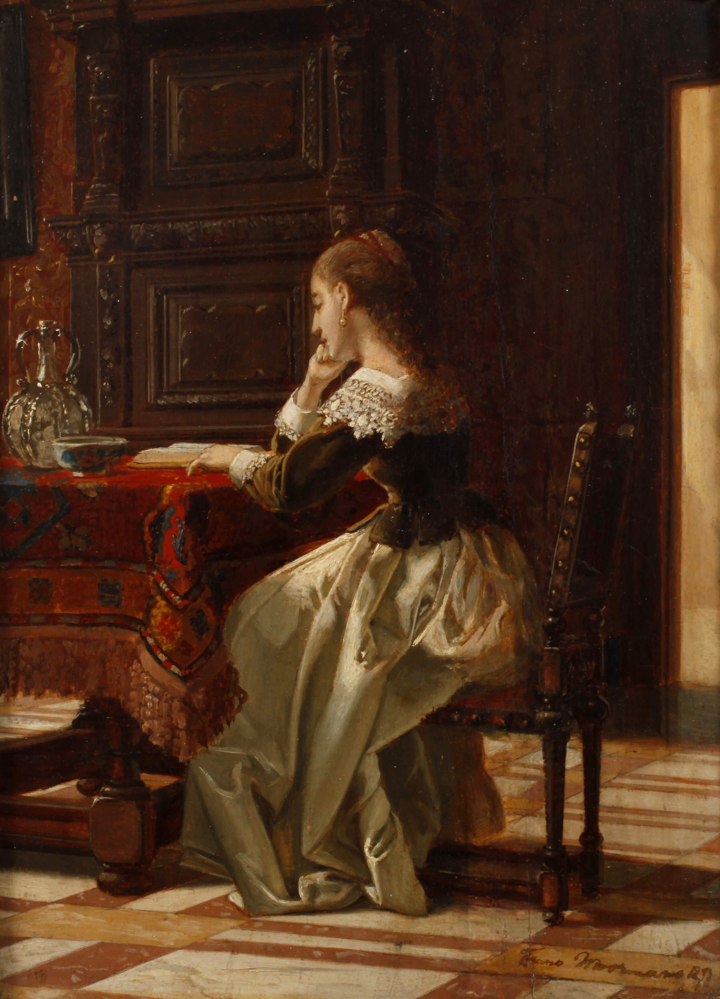 Frans Moormans, "Die Lesende"