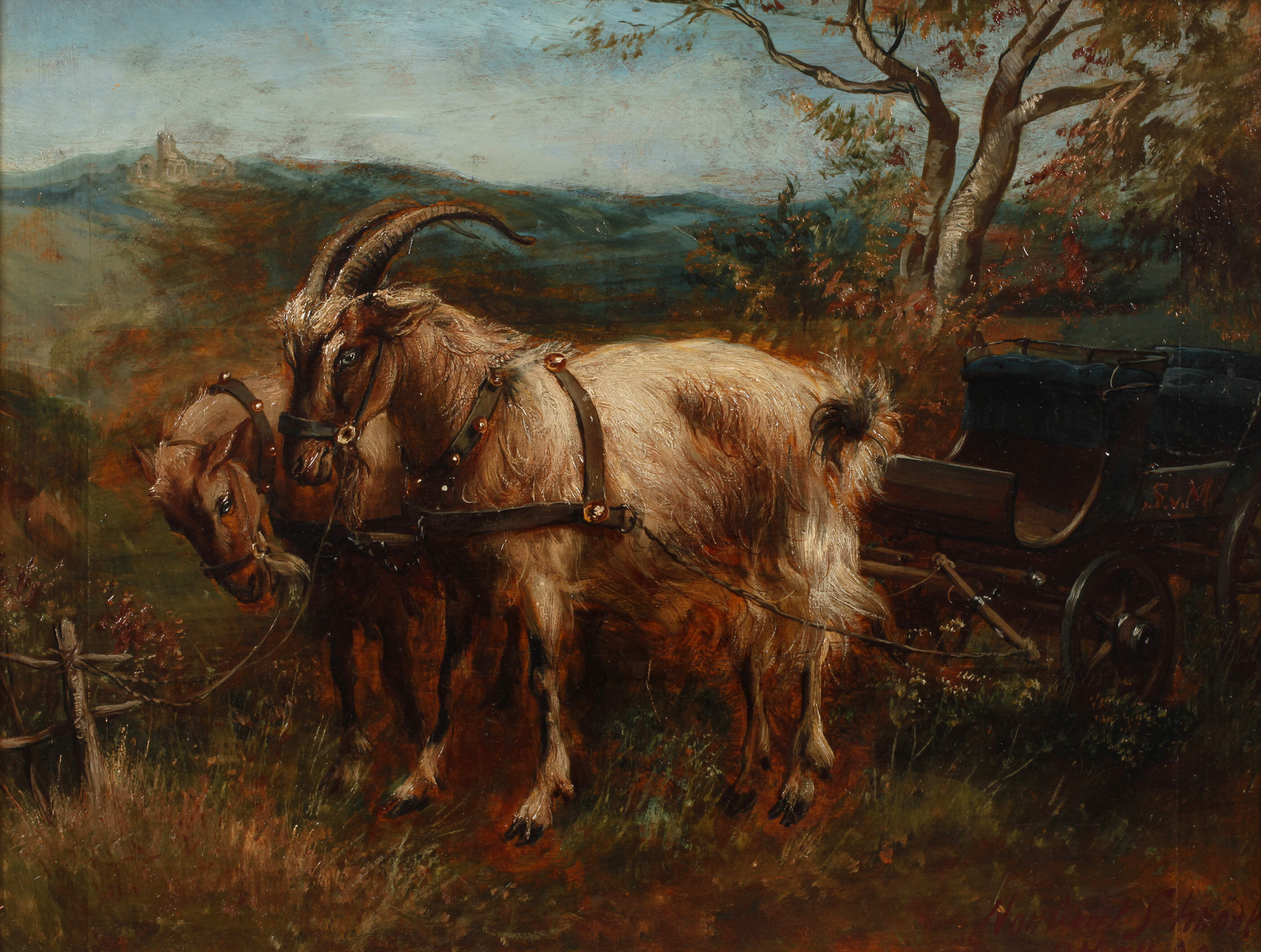 Norbert Schrödl, Ziegenkutsche der Fam. Sophie von Meister