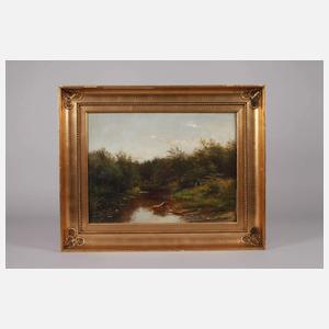 H. Trolle, Sommer am Teich