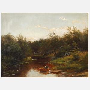 H. Trolle, Sommer am Teich