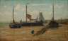 Leon Valckenaere, Segelboote am Strand