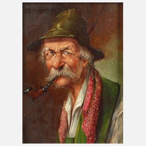 Alfred Zimmermann, Pfeifenraucher