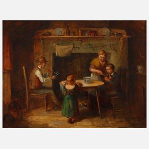 Familienidyll im Interieur