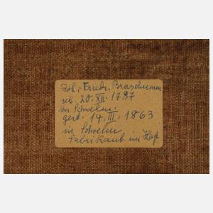 Portrait des Schwelmer Fabrikanten Braselmann