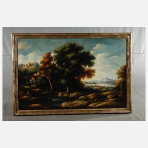 Spätromantische mediterrane Landschaft