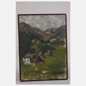 Zwei Gebirgslandschaften