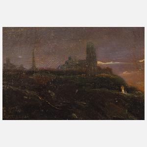 Steilküste im Sonnenuntergang