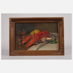 Tafelstillleben mit Hummer