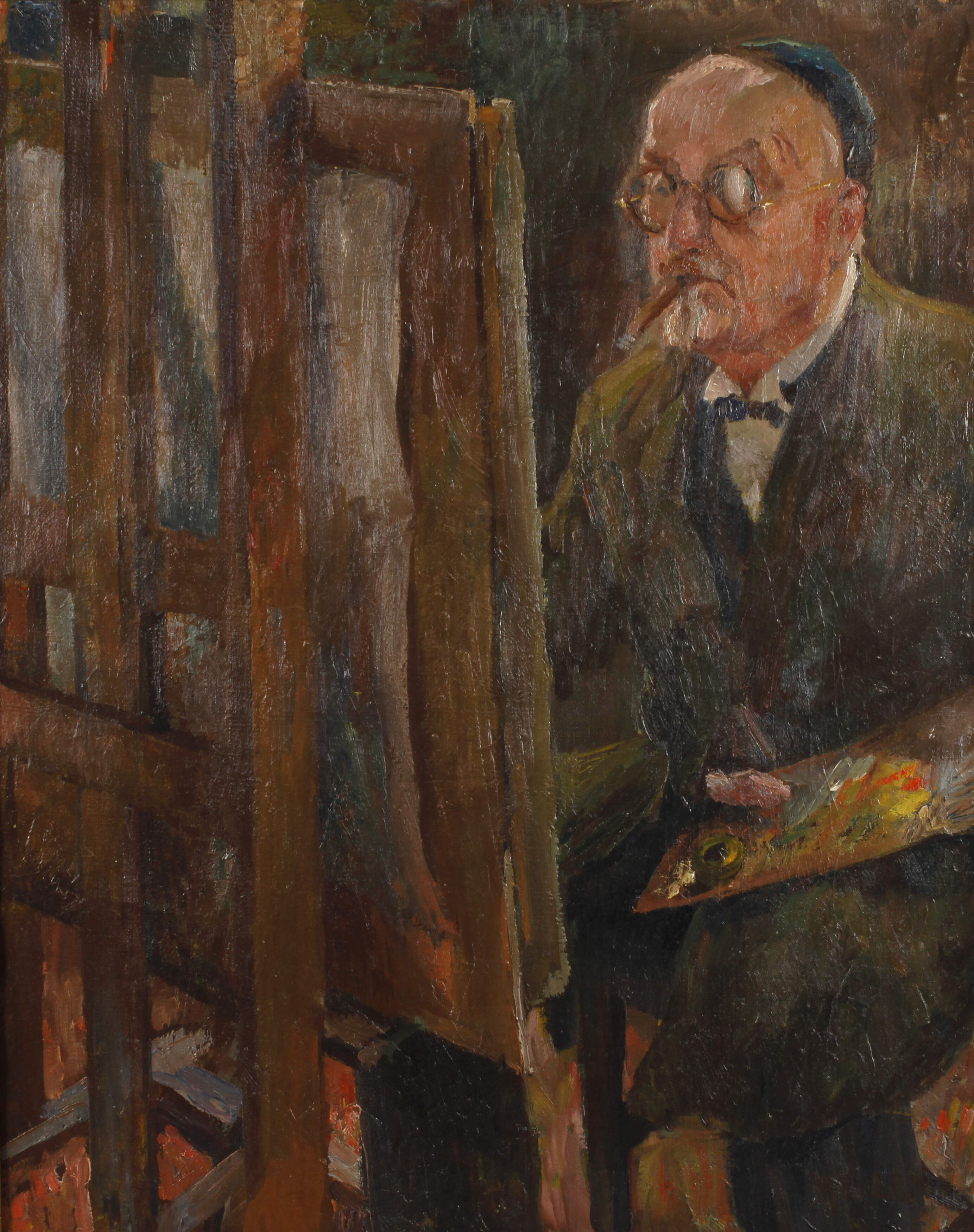 Adler, Selbstportrait