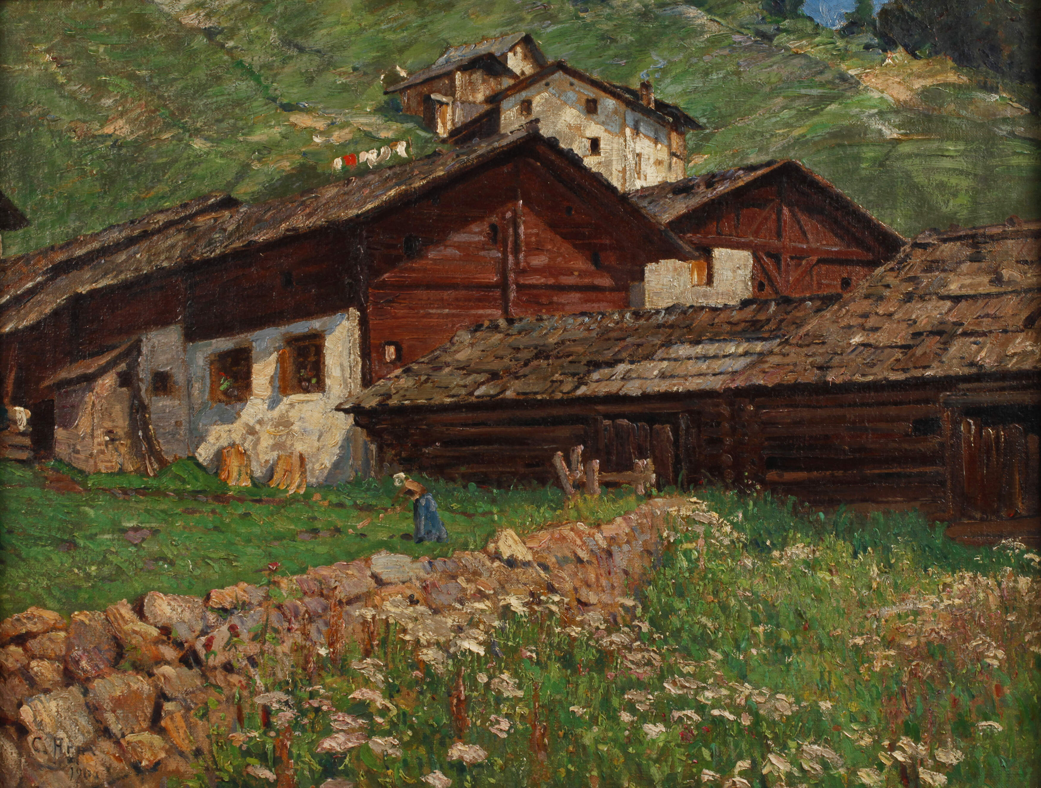 Carl Arp, Bergdorf in Tirol