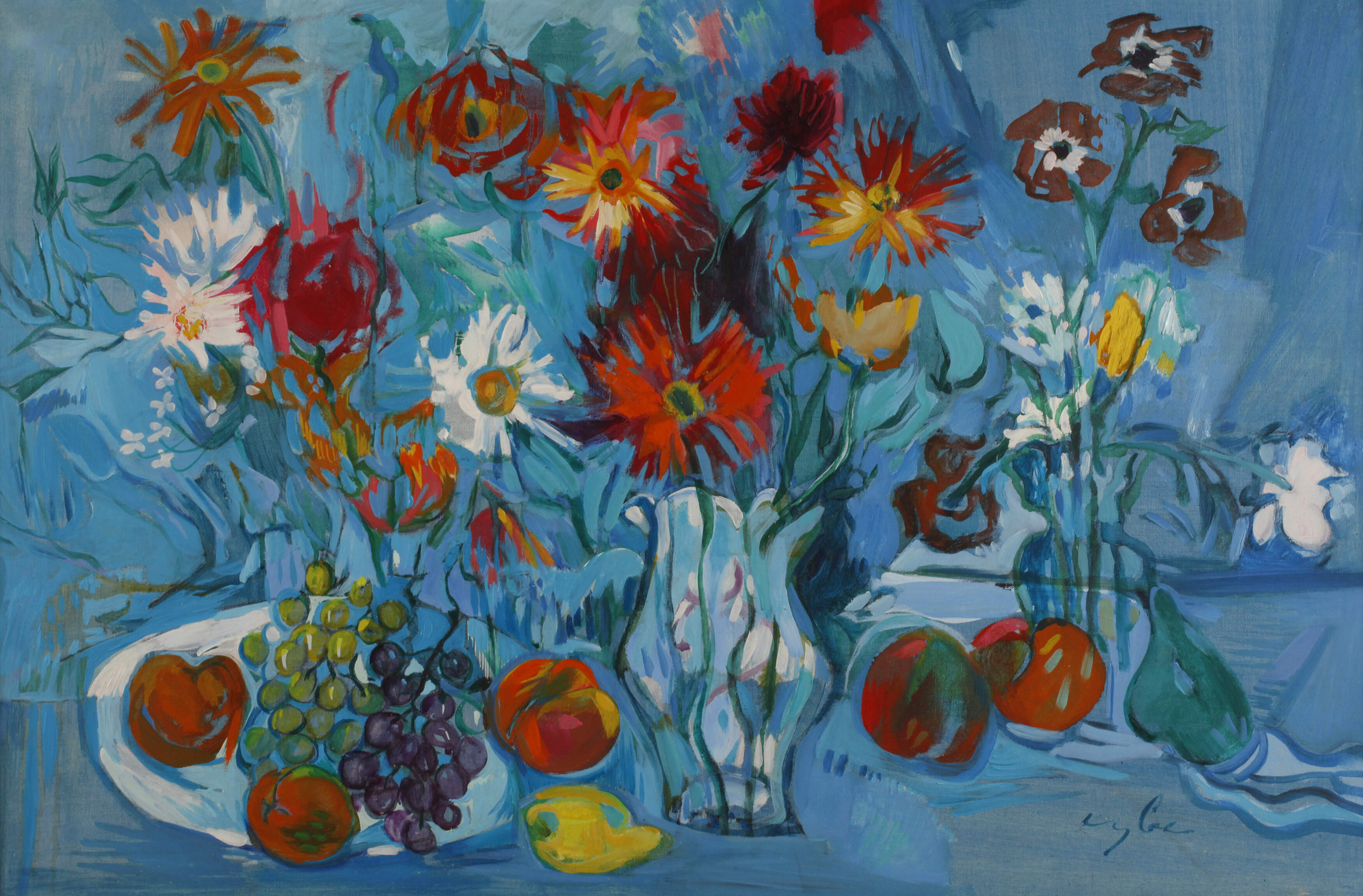 Prof. Curth Georg Becker, Blumenstillleben