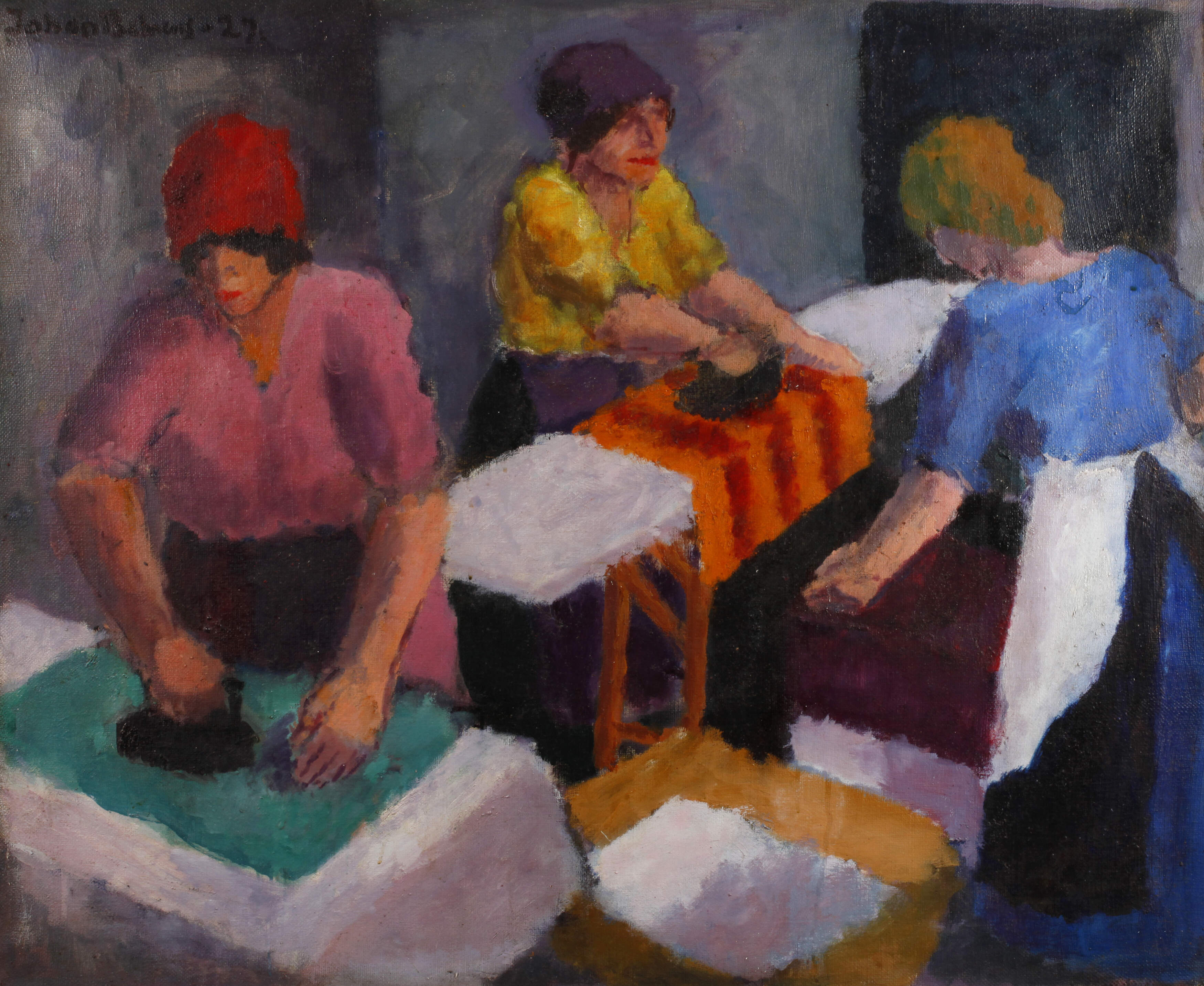 Johan Behrens, In der Bügelstube