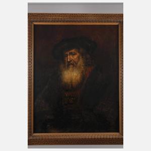 Gertrud Bock-Schnirlin, Bärtiger Alter nach Rembrandt