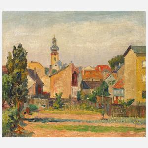 Emil Paul Börner, Dorfszene