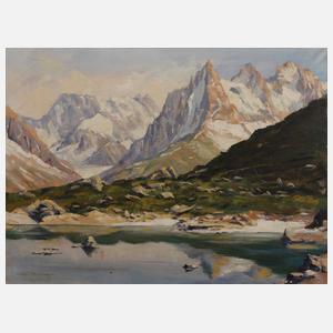 Albert Boulanger, Berglandschaft am Lac Blanc