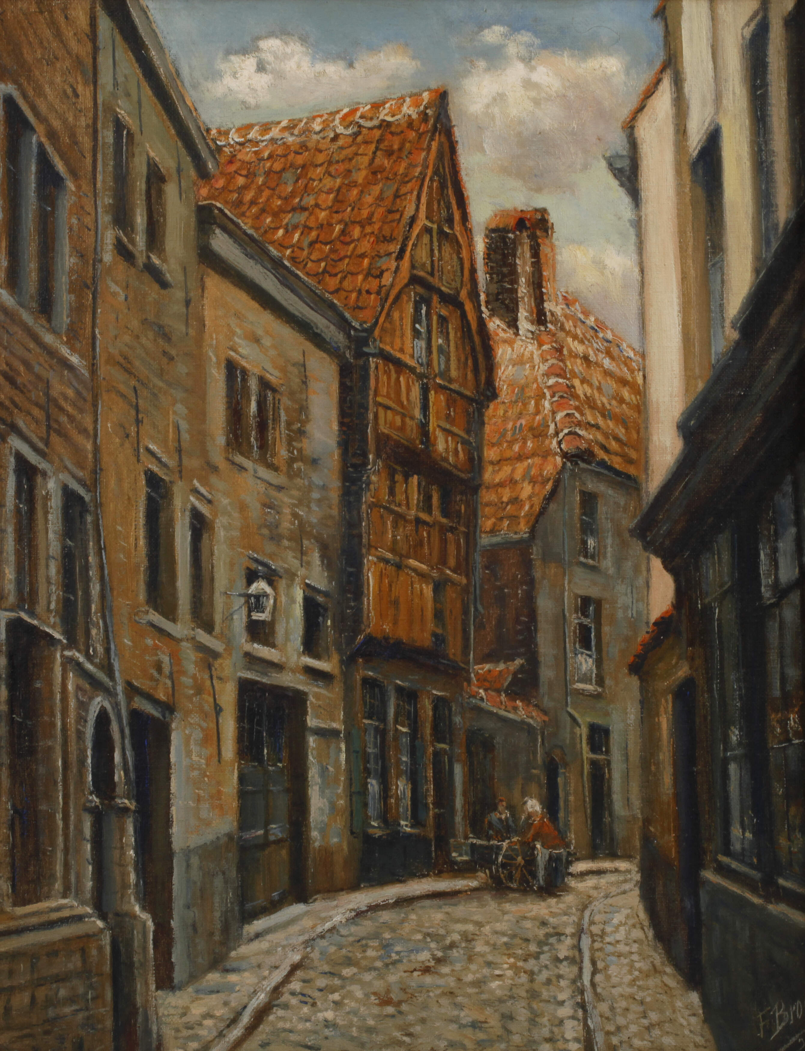 F. Brosens, Stoelstraat in Antwerpen