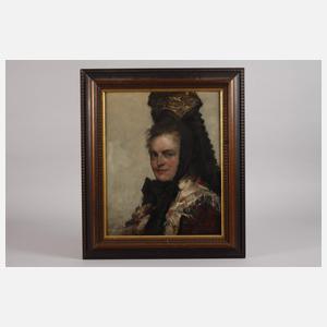 Prof. Robert Frank-Krauss, Schwäbin mit Reginahaube