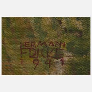 Hermann Fricke, Oberbayerische Erntelandschaft