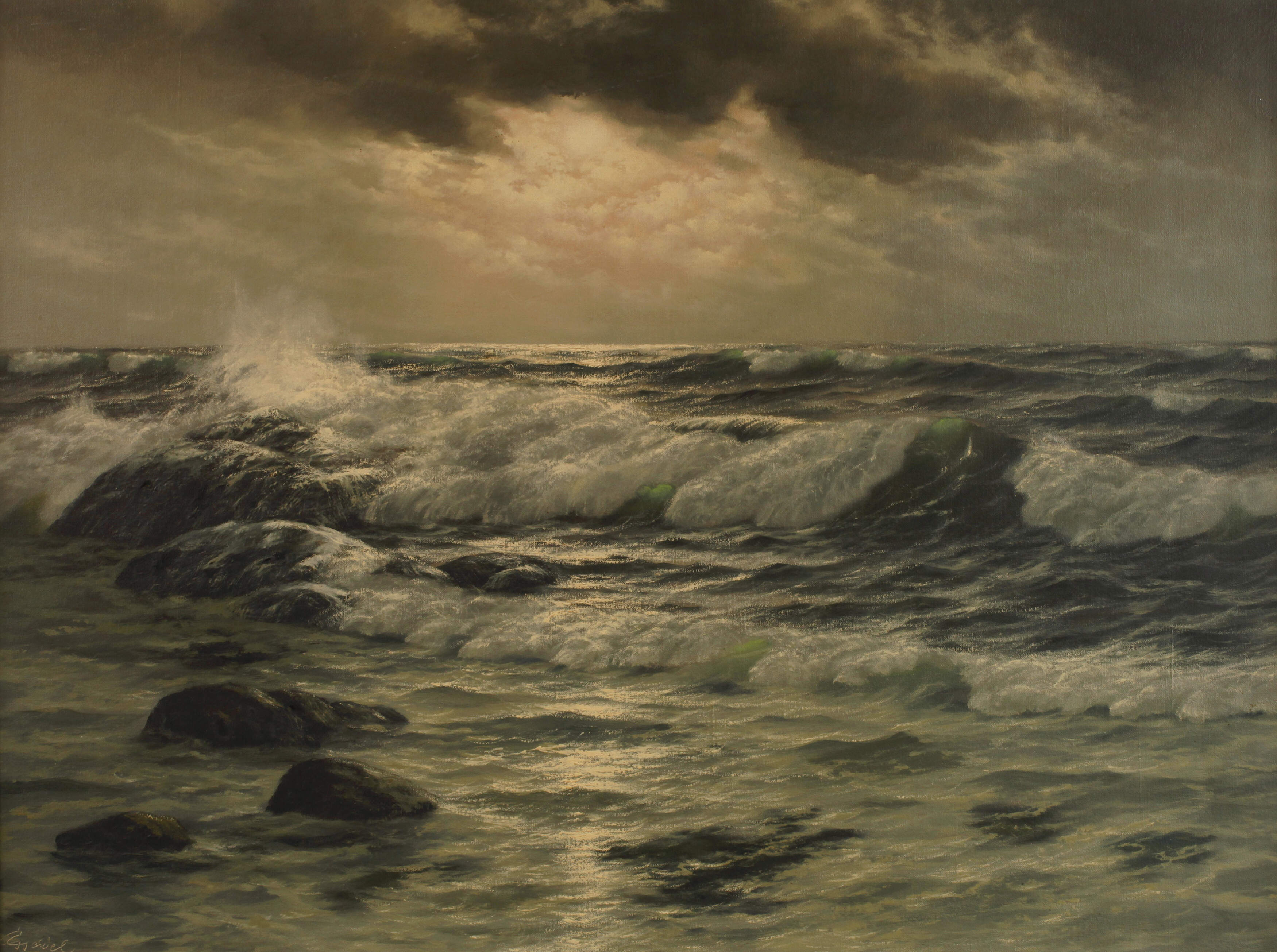 Gerhard Geidel, Blick auf das Meer