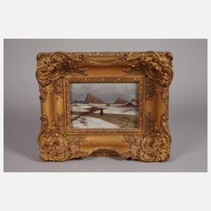 Heinrich Gogarten, Wanderer in Winterlandschaft