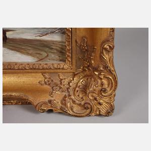 Heinrich Gogarten, Wanderer in Winterlandschaft