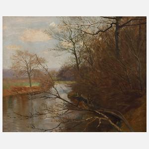 Robert Grabbert, attr., Flusslandschaft