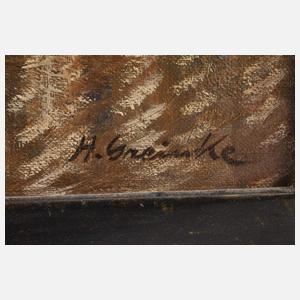 Hans Greinke, Herbststimmung am Weiher