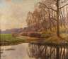 Hans Greinke, Herbststimmung am Weiher