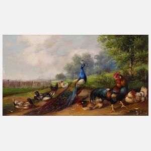 Max Hänger der Jüngere, attr., Hühnerhof