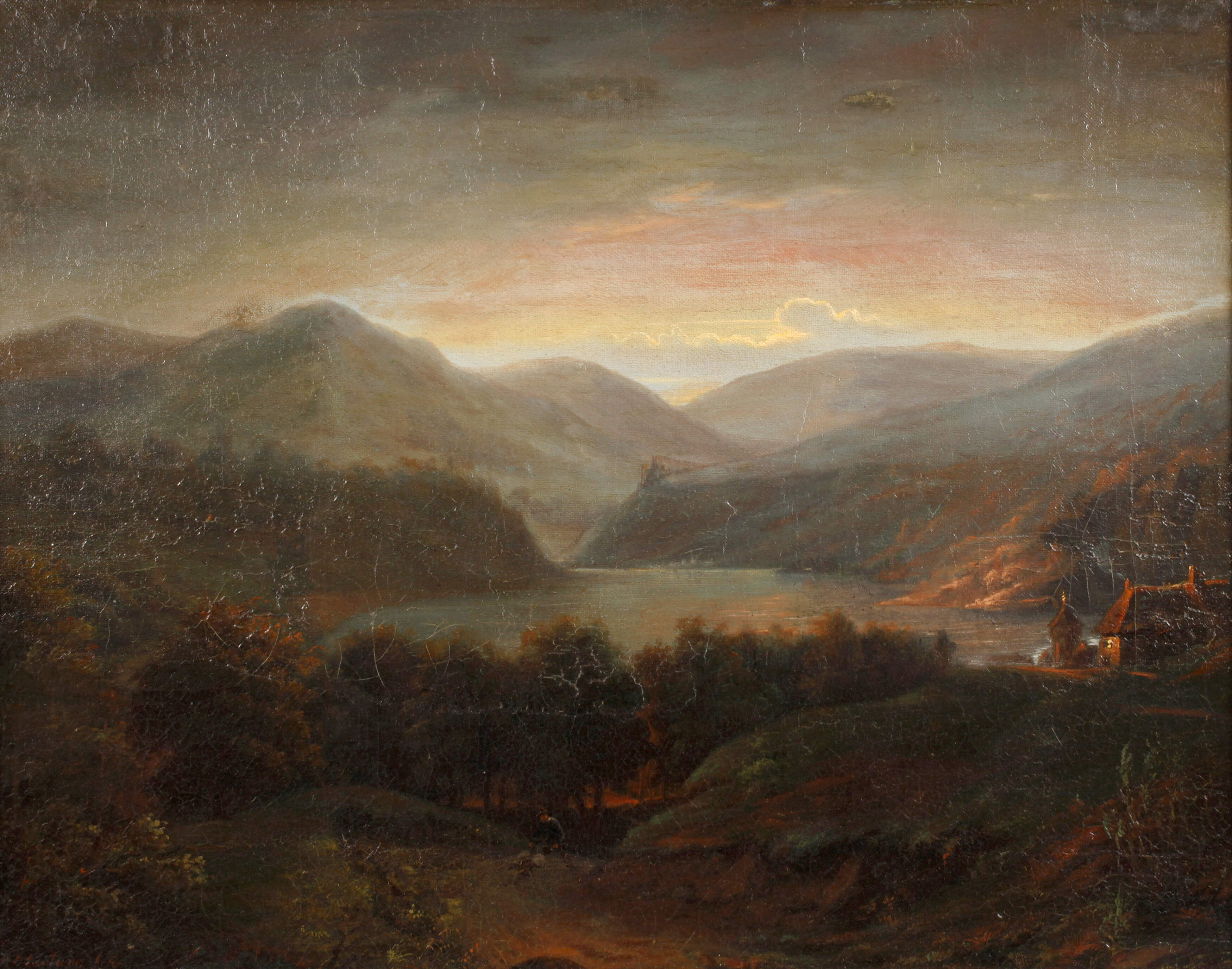 H. Hartung, Abendlandschaft