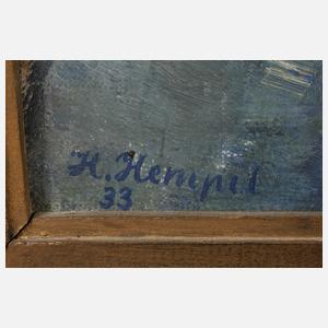 Heinrich Hempel, "Vorfrühling Sachsenhäuser Berg"