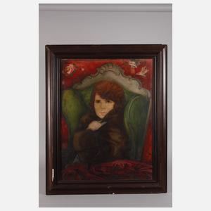 Albert Henselmann, Junge Frau im Lehnstuhl