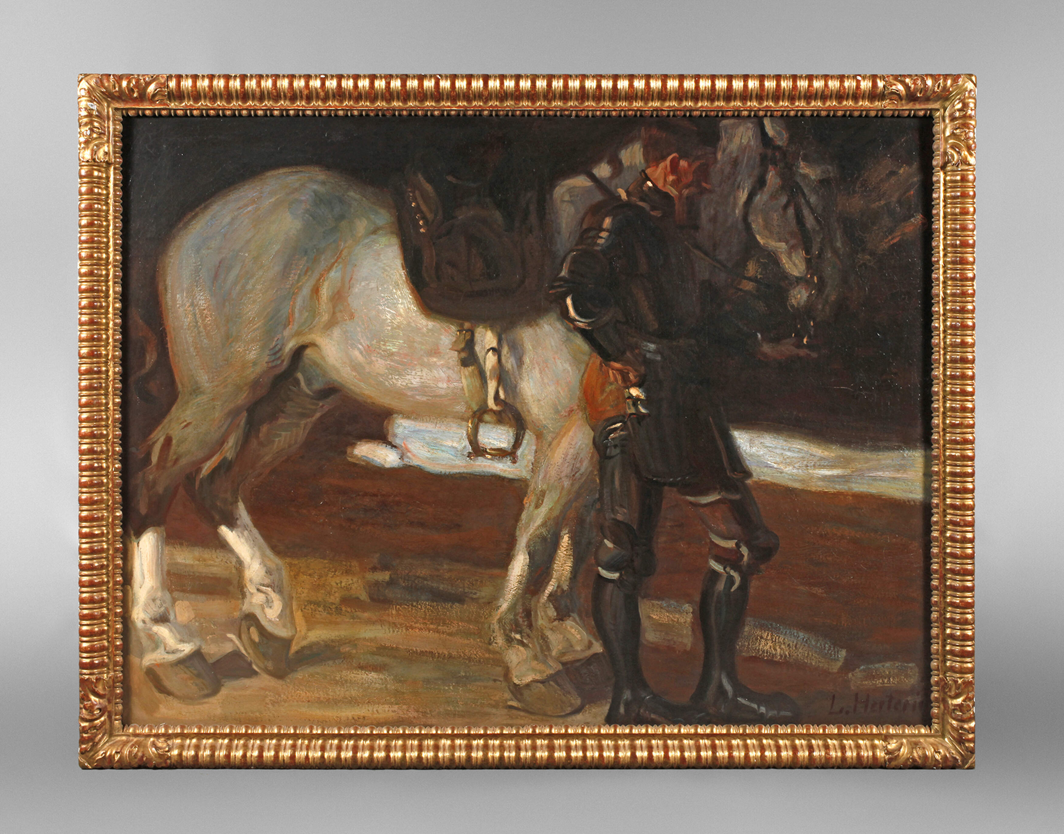 Prof. Ludwig von Herterich, "Ein Ritter"