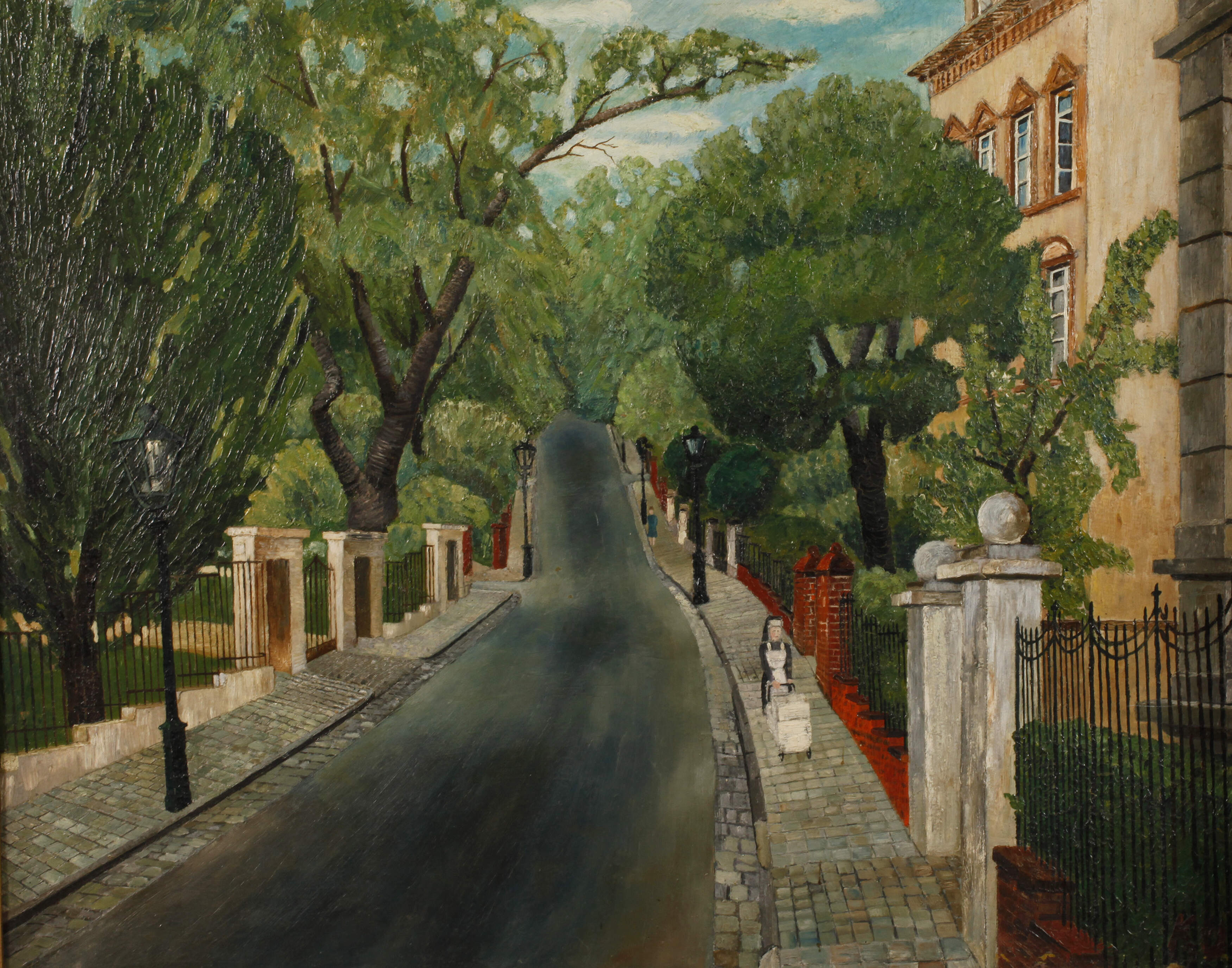 Karl Otto Hy, Wiesbadener Straßenansicht