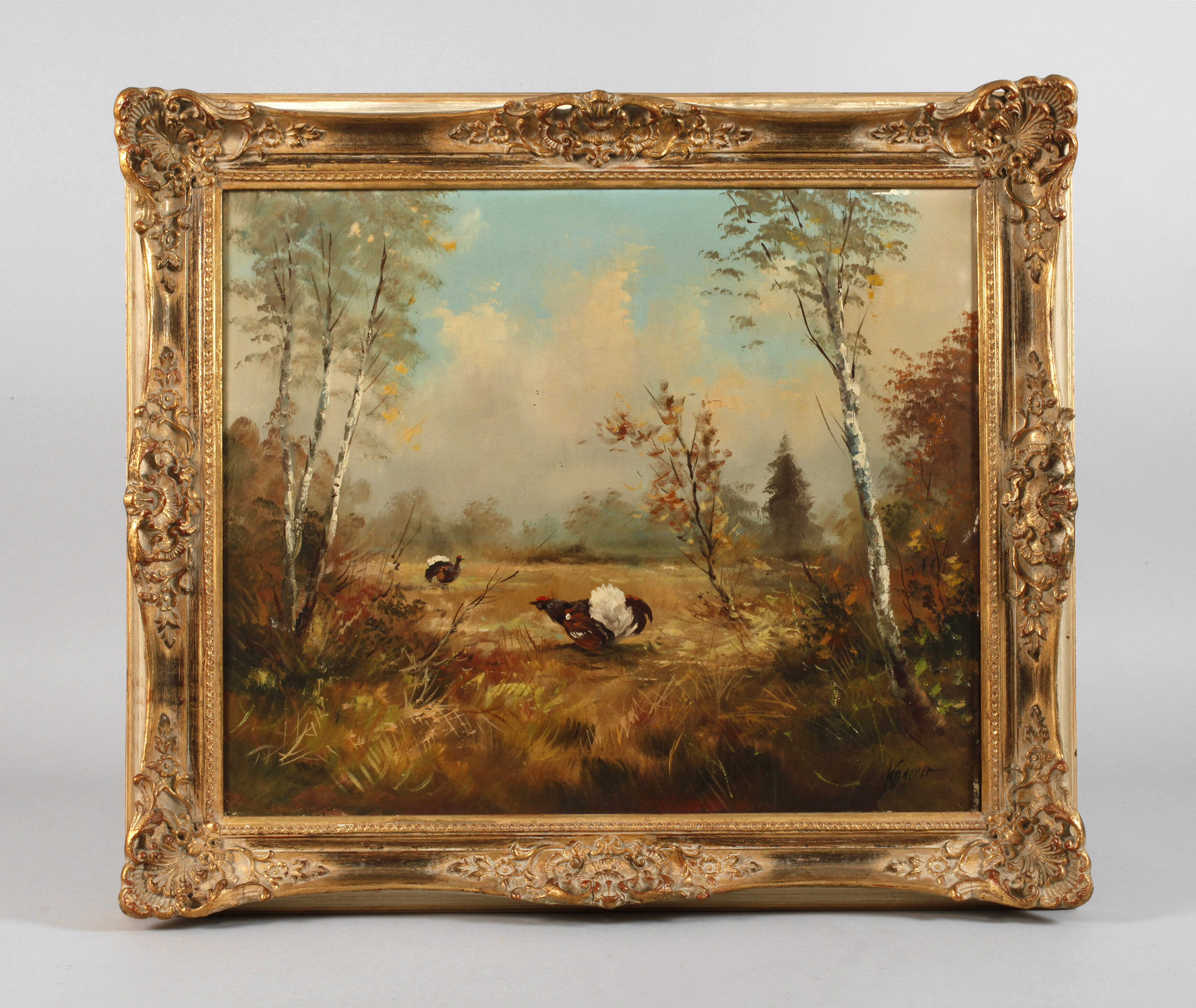 Kagerer, Balzende Birkhähne