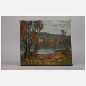 Oskar Kasper, Herbstliche Seelandschaft