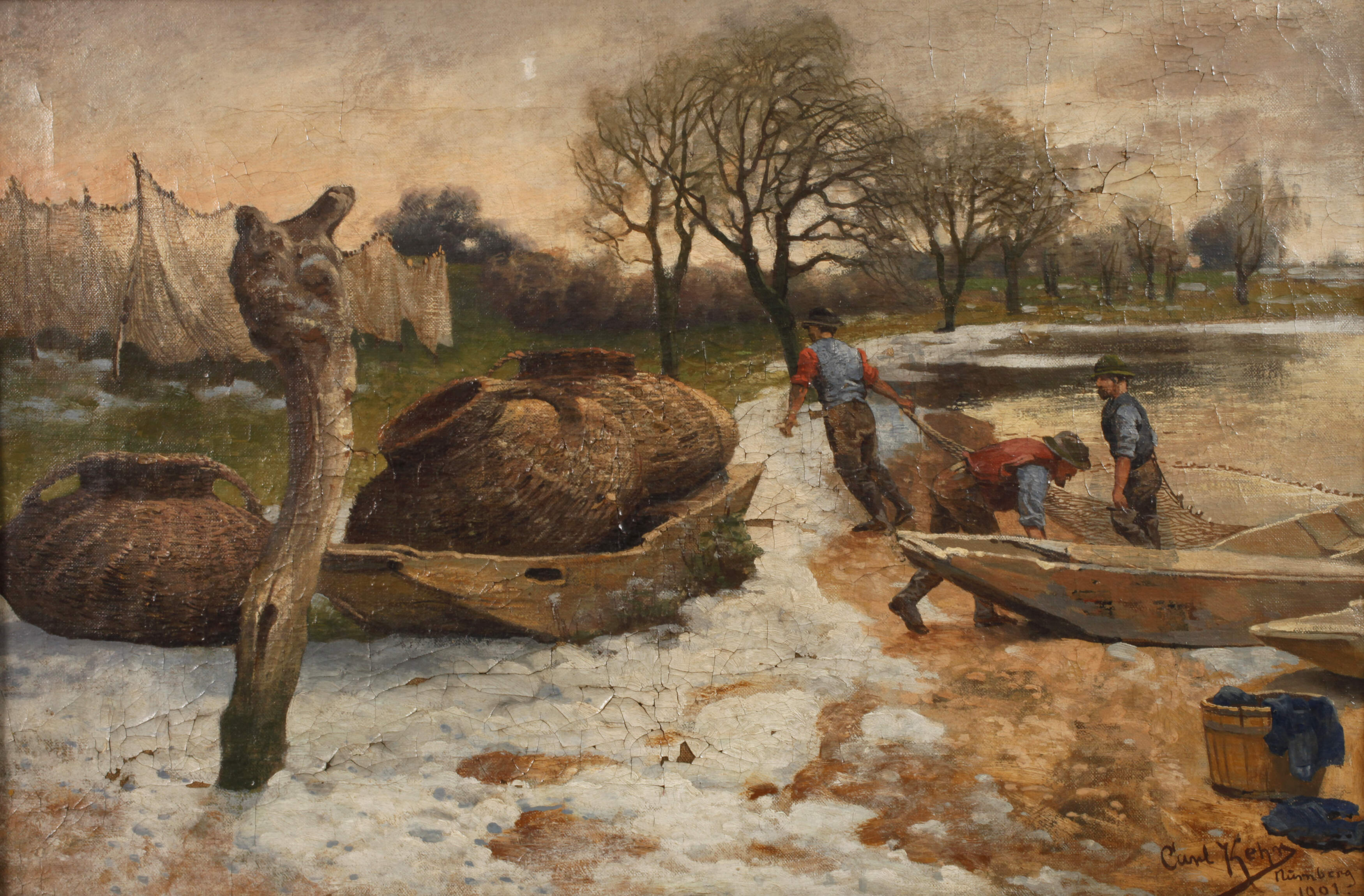 Carl Kehr, Anlandende Fischer